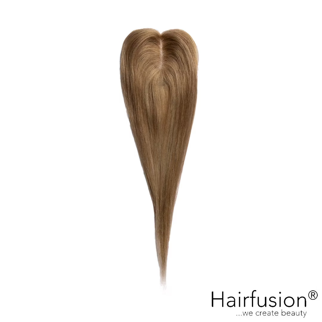 Oberkopf Haarteil - light - zum Einclippen - Länge 35 cm Haarmenge 25 g