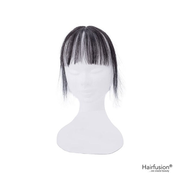 Oberkopf Haarteil mit Pony - ultra light - zum Einclippen - Länge 20 cm Haarmenge 10 g