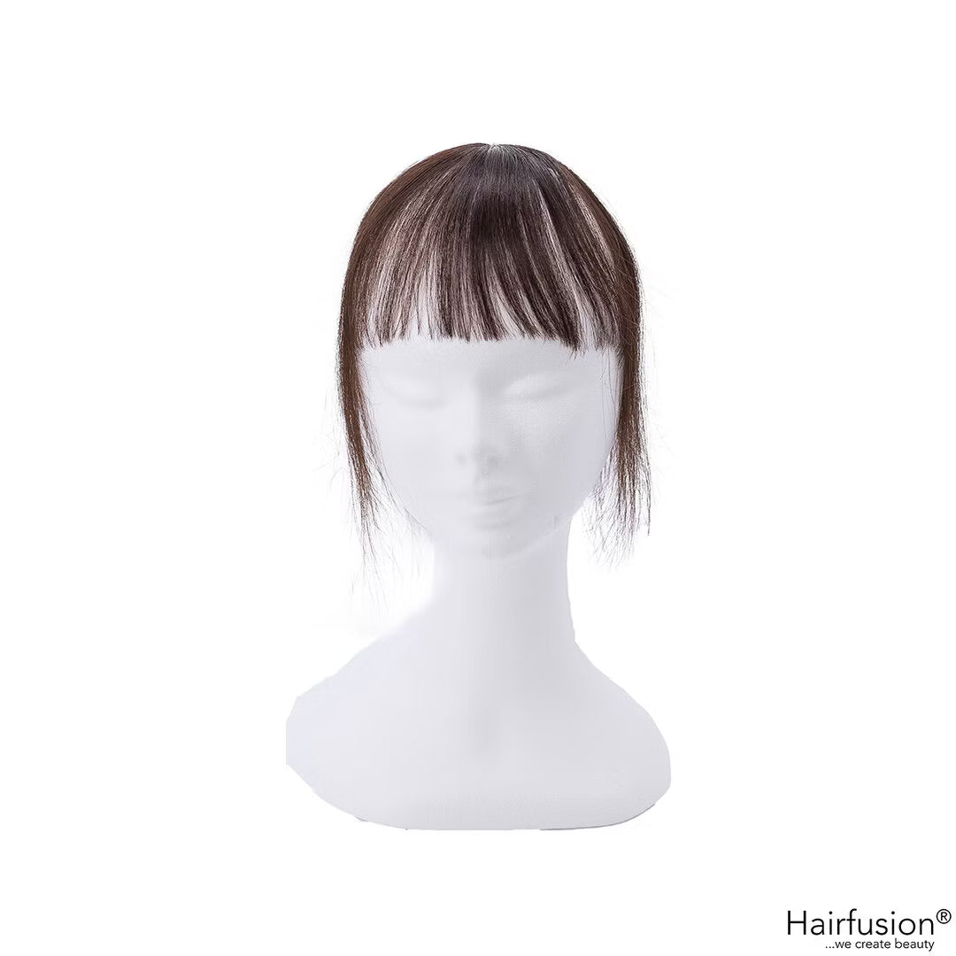 Oberkopf Haarteil mit Pony - ultra light - zum Einclippen - Länge 20 cm Haarmenge 10 g