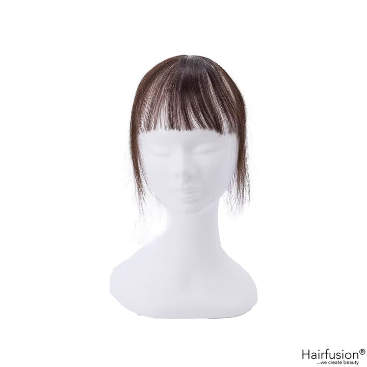 Oberkopf Haarteil mit Pony - ultra light - zum Einclippen - Länge 20 cm Haarmenge 10 g