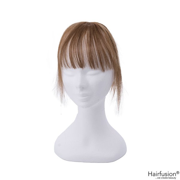 Oberkopf Haarteil mit Pony - ultra light - zum Einclippen - Länge 20 cm Haarmenge 10 g