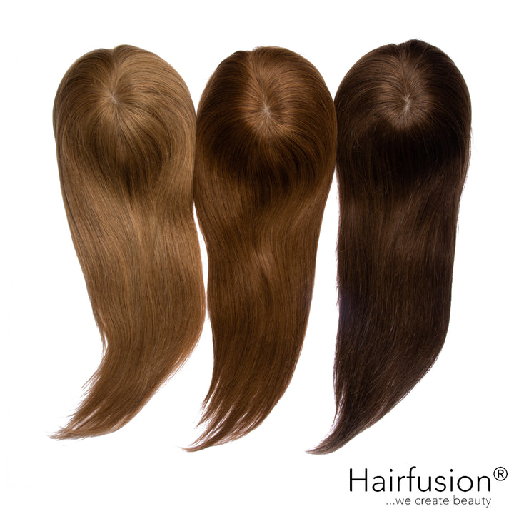 Oberkopf-Netzhaarteil zur Haarverdichtung - dauerhaft befestigt -