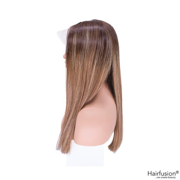 Russische Echthaar Perücke balayage braun -Russian Princess - 45 cm - Lace Front