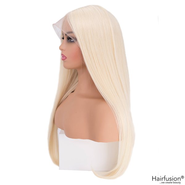 Echthaar Perücke platin blond - Snow Queen - 50-55 cm - Lace Front