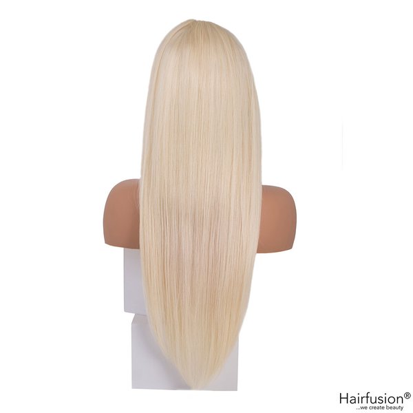 Echthaar Perücke platin blond - Snow Queen - 50-55 cm - Lace Front