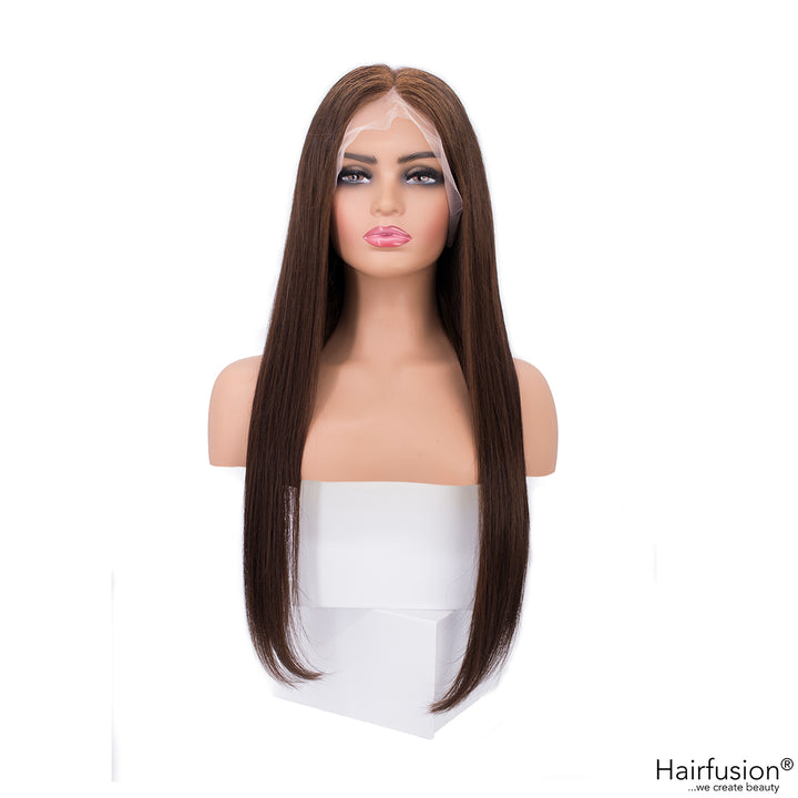 Echthaar Perücke mittelbraun - Coconut Kiss