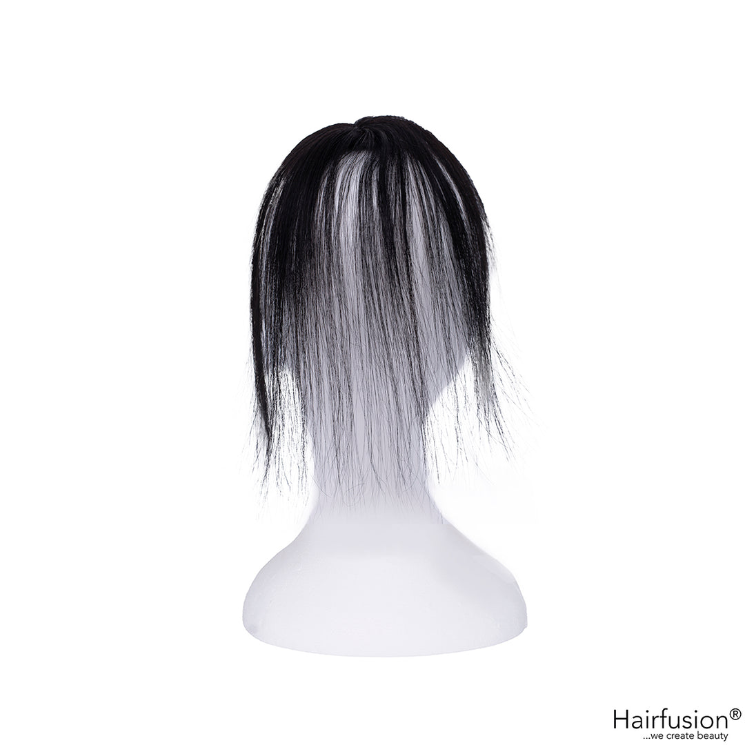 Oberkopf Haarteil mit Pony - ultra light - zum Einclippen - Länge 20 cm Haarmenge 10 g