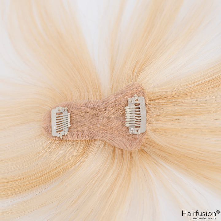 Oberkopf Haarteil mit Pony - ultra light - zum Einclippen - Länge 20 cm Haarmenge 10 g