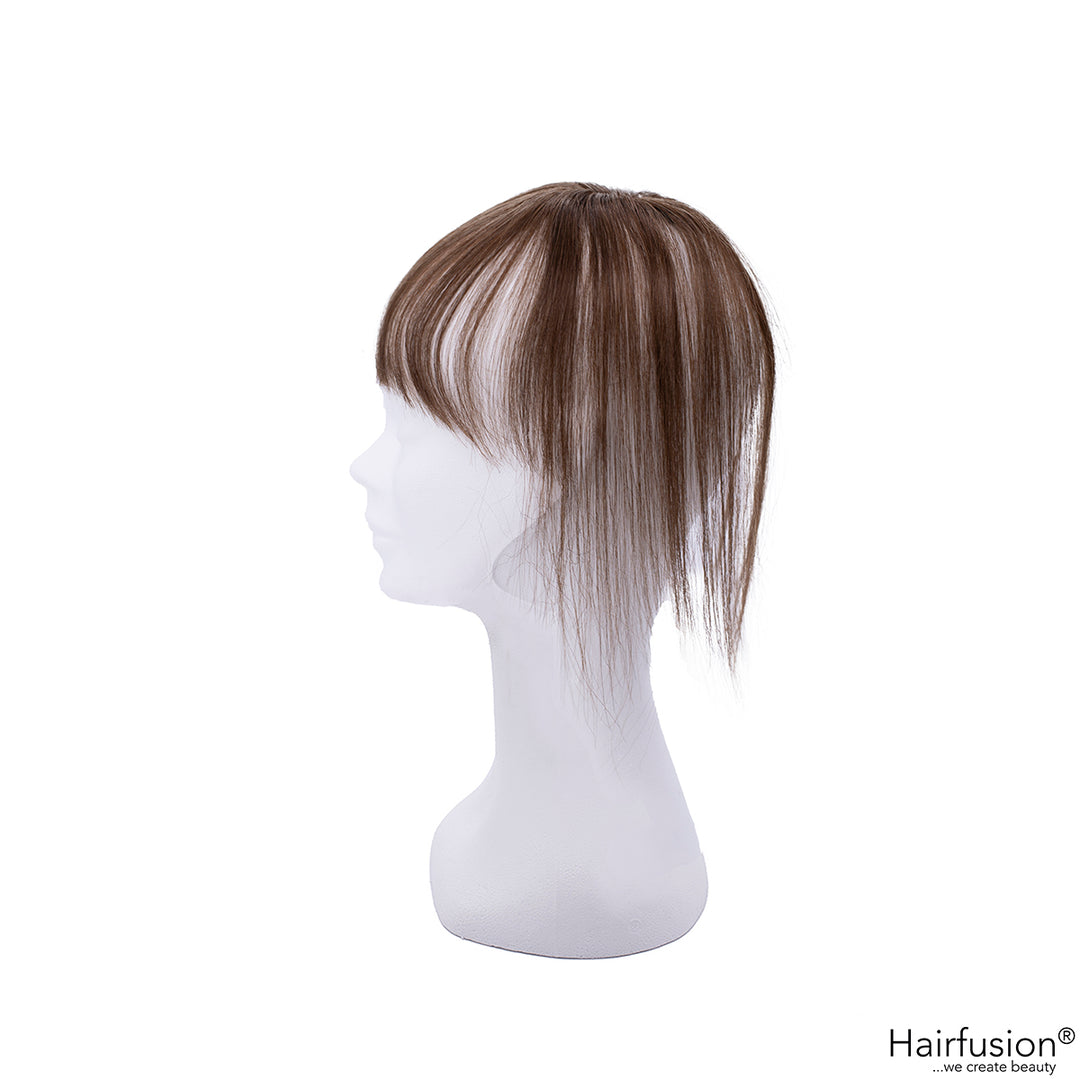 Oberkopf Haarteil mit Pony - ultra light - zum Einclippen - Länge 20 cm Haarmenge 10 g