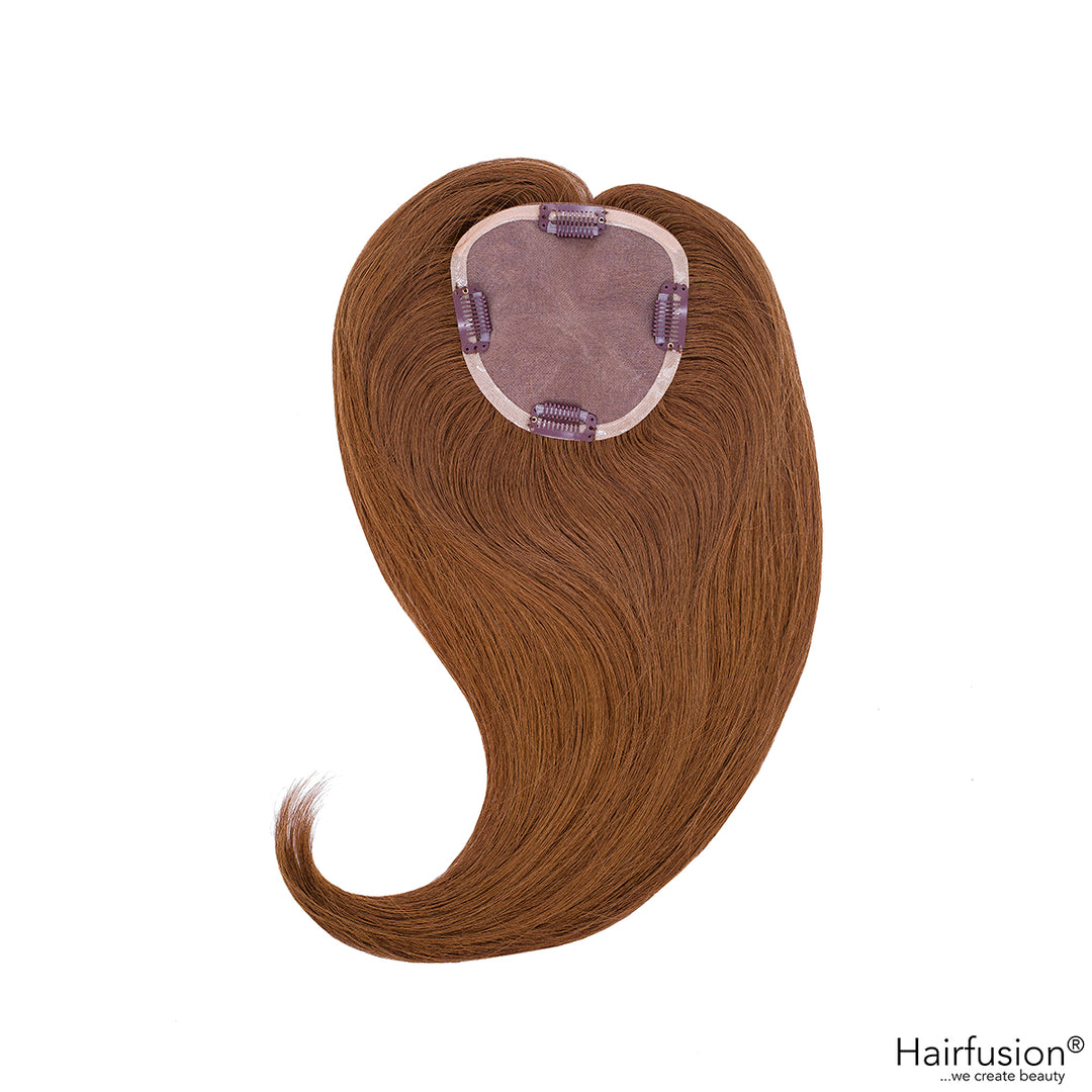 Oberkopf Haarteil - Silk Topper - zum Einclippen - Länge 40 cm Haarmenge 65 g