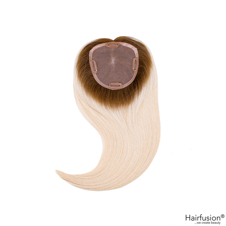 Oberkopf Haarteil - Silk Topper - zum Einclippen - Länge 40 cm Haarmenge 65 g