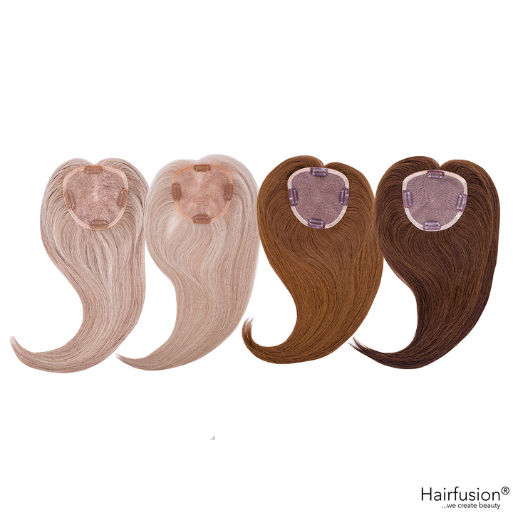 Oberkopf Haarteil - Silk Topper - zum Einclippen - Länge 40 cm Haarmenge 65 g