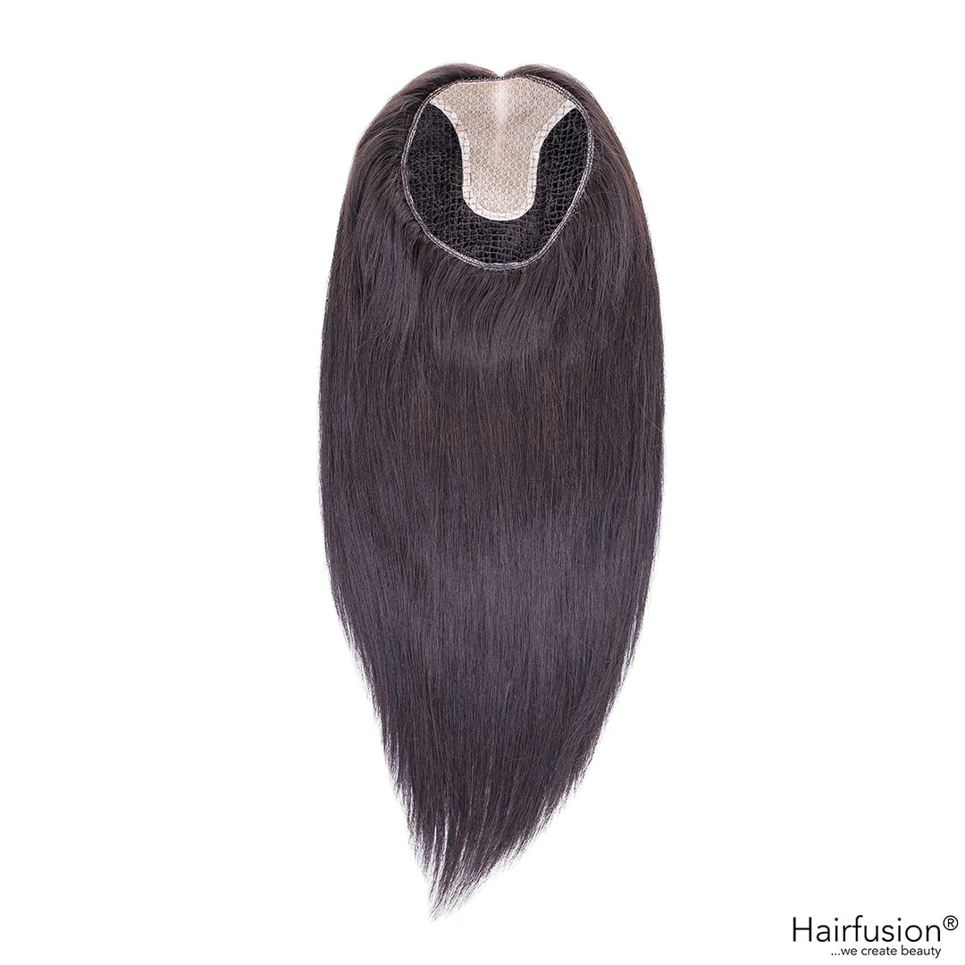 Oberkopf-Netzhaarteil zur Haarverdichtung - dauerhaft befestigt -