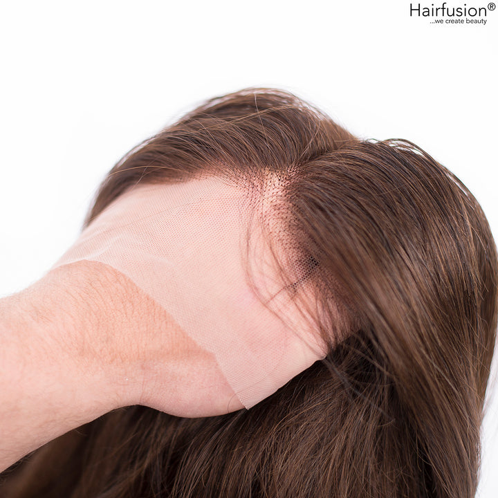 Echthaar Perücke mittelbraun - Coconut Kiss