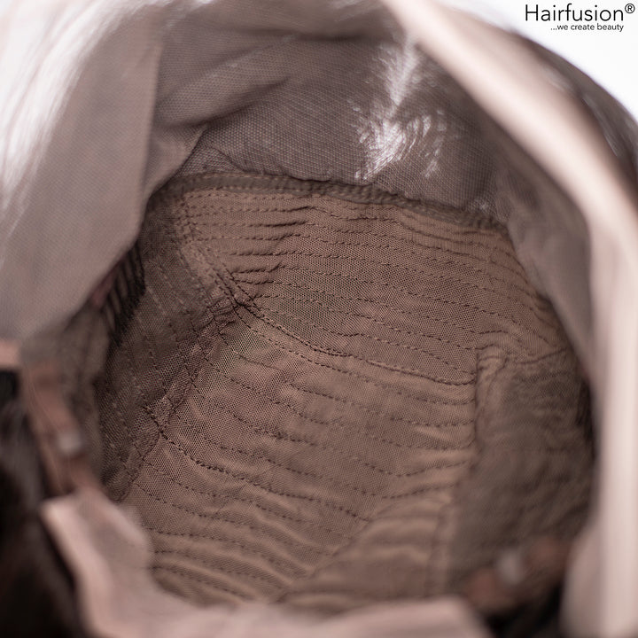 Echthaar Perücke ombré schwarz auf braun - Ibiza Jet Set